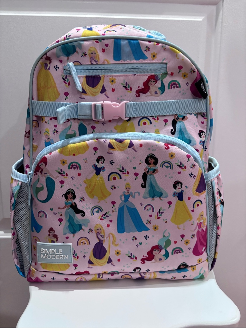 Simple Modern Kids' Pink Princess Print Backpack